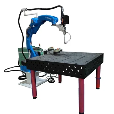 Лазерний зварювальний апарат із рукою робота